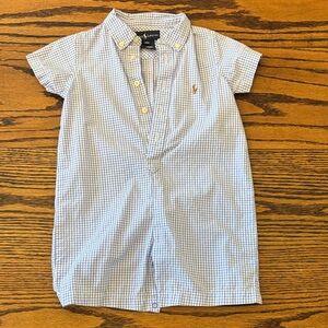 Ralph Lauren Checkered Romper
